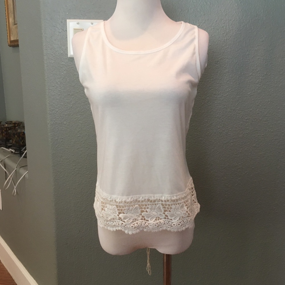 White tank top